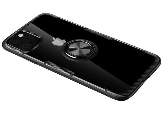Чехол Primolux Ring Magnetic Stand для Apple iPhone 11 Pro - Black | Зображення 2