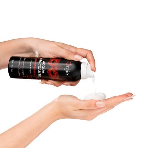 Масажна піна Orgie Acqua Croccante Strawberry, полуниця, 150 мл | Зображення 1