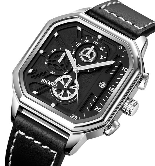 Чоловічий годинник Skmei 1963SI Silver | Зображення 1