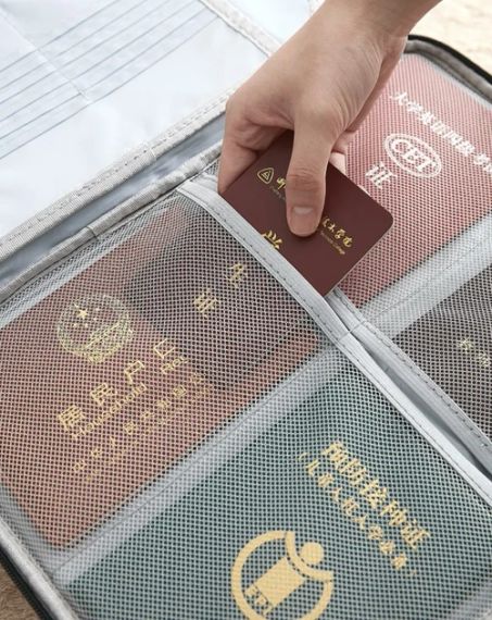 Органайзер папка для документов с кодовым замком на 2 отделения Черный | Зображення 5