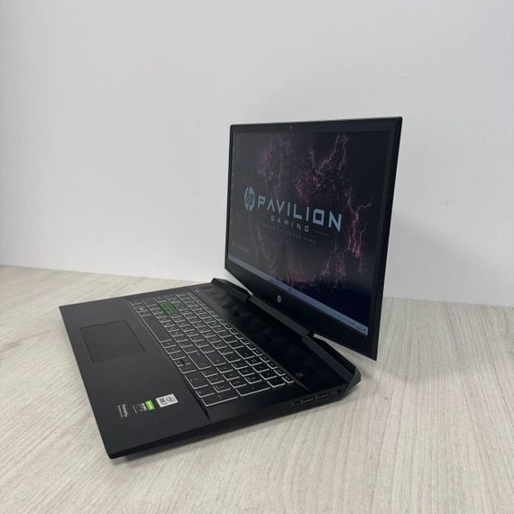 Игровой ноутбук Б-класс HP Pavilion Gaming 17-cd1104ur / 17.3" (1920x1080) IPS / Intel Core i7-10750H (6 (12) ядер по 2.6 - 5.0 GHz) / 16 GB DDR4 / 512 GB SSD / nVidia GeForce RTX 2060 Max-Q, 6 GB GDDR6, 192-bit / WebCam б/у | Зображення 4