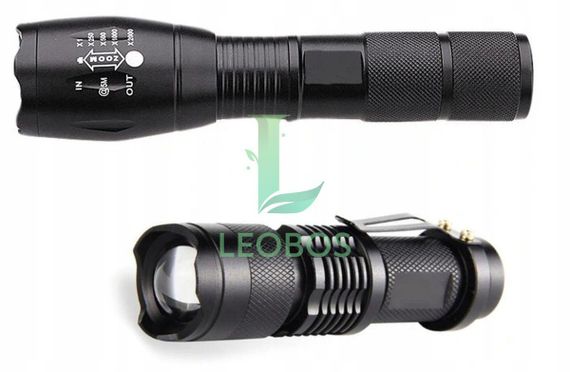Фонарик фонарь тактический военный 2X CREE XM-L T6 + Q5 ZOOM Польша! | Зображення 1