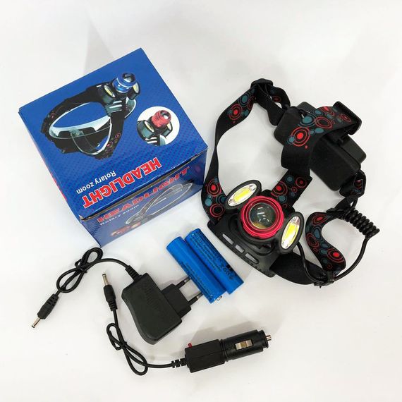 Потужний ліхтар на голову, Компактний налобний ліхтар для рятувальників на голову KM-58 | Зображення 2