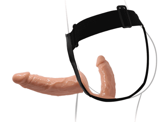 Страпон с двумя насадками BAILE - DOUBLE DILDOS Strap On, BW-022077 Sex Aura | Зображення 4