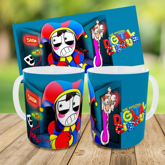 Набір дитячий цифровий цирк рюкзак 36х27см сумка-бананка, кружка з принтом для хлопчика (01617) | Зображення 8