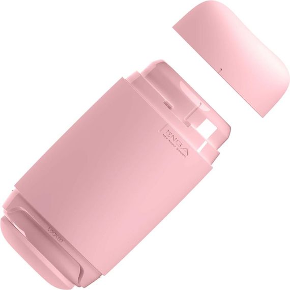 Мастурбатор TENGA PUFFY Strawberry Pink , ультрамягкий материал, многоразовый, сквозной Sex Aura | Зображення 2