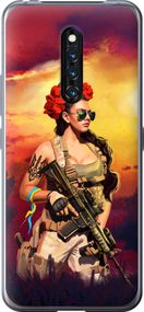 Чехол на Vivo X27 Pro Украинка с оружием "5316u-1772-17620"