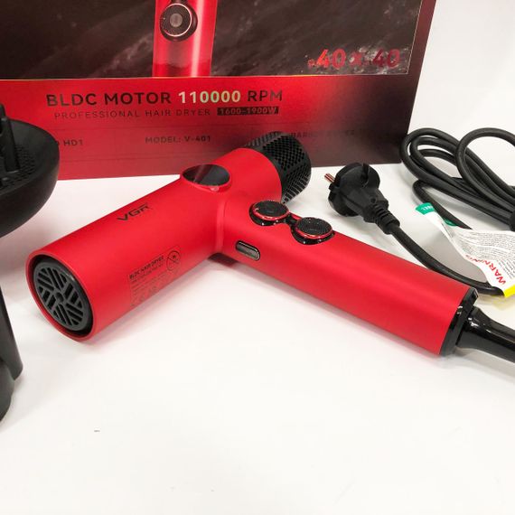 Фен професійний VGR V-401 RED | Зображення 5