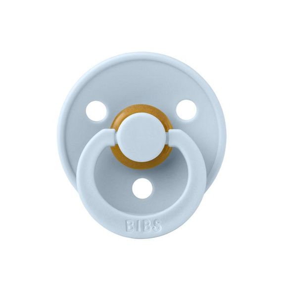 Соска пустушка Bibs Colour round 18+ міс 3 розмір Baby Blue