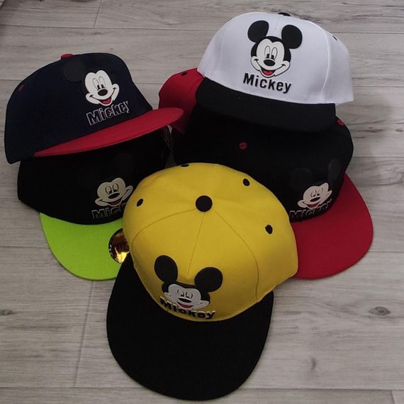Кепка дитяча снепбек (Snapback) в стилі Міккі Синій з червоним 50-54р (2220) | Зображення 3