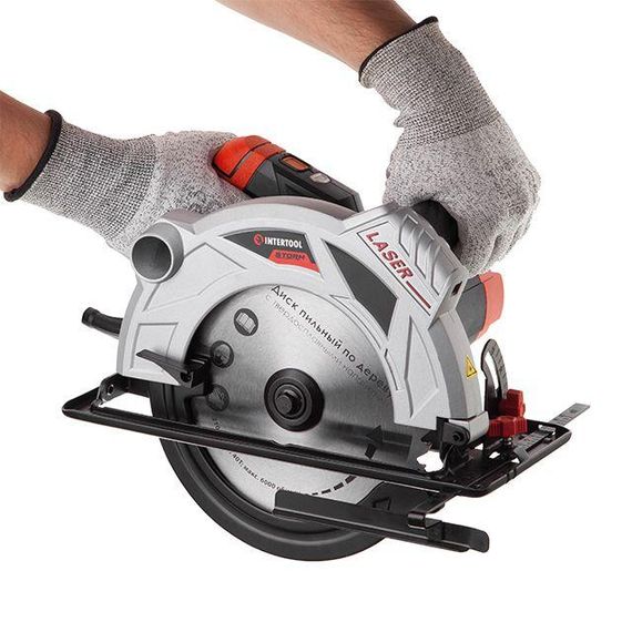 Пила дискова 1800 Вт, 5000об/хв, кут 90-45, глибина розпилювання 73-48 мм, диск 210 мм*30 мм, 40 зубів, лазер1 | Зображення 8