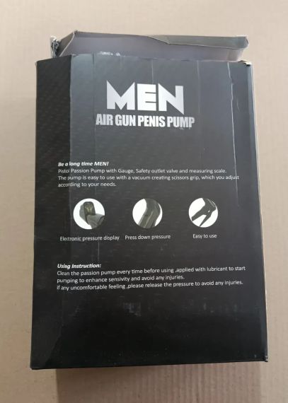 УЦІНКА!!! - Вакуумна помпа з манометром CANWIN Men Air Gun Penis Pump - P398 Sex Aura | Зображення 9