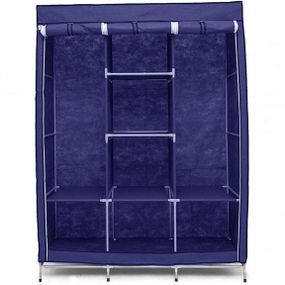 Легка переносна тканинна шафа для одягу WARDROBE 175 х 130 х 45 см, Шафа тканинна для спальні HQ-14