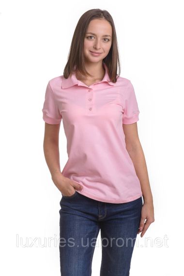 Жіноча Футболка ПОЛО -  МІКРОЛАКОСТА - з манжетами на рукавах