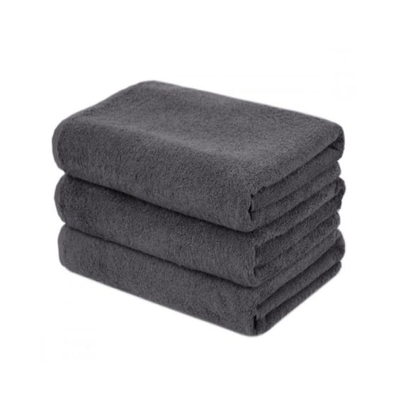 Рушник махровий SoundSleep Lenity з петелькою 400г 50х90 см темно-сірий (2800004628495) | Зображення 1
