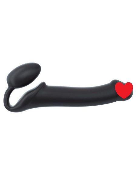 Безремневой страпон Strap-On-Me Black XL, полностью регулируемый, диаметр 4,5см sexstyle