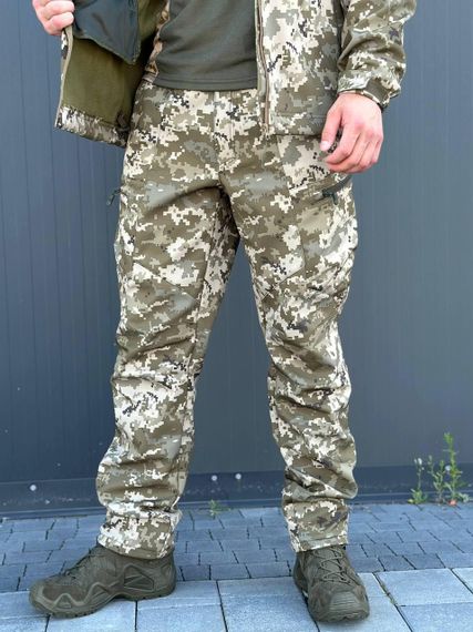 Штани коричневий піксель софтшел Military | Зображення 3