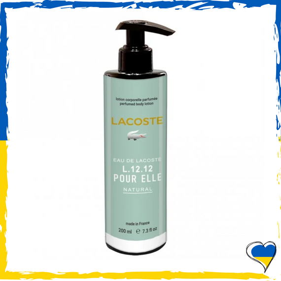 Парфумований лосьйон для тіла Lacoste Eau de Lacoste L.12.12 Pour Elle Natural Brand Collection 200 мл