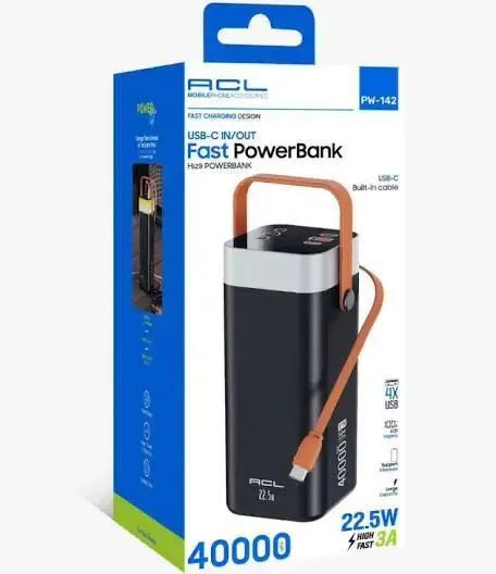Портативное зарядное устройство для ACL PW-142 Fast PowerBank