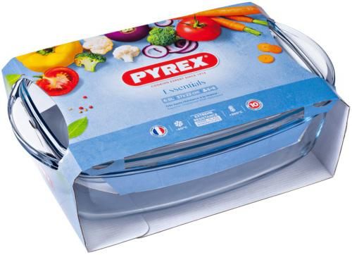 Форма для випічки Pyrex Essentials (гусятниця) 32.6х19.7см, жароміцне скло | Зображення 1