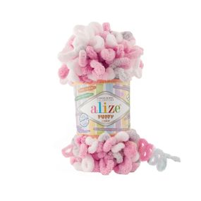 Пряжа ALIZE PUFFY COLOR 6370 алізе пуффі колор