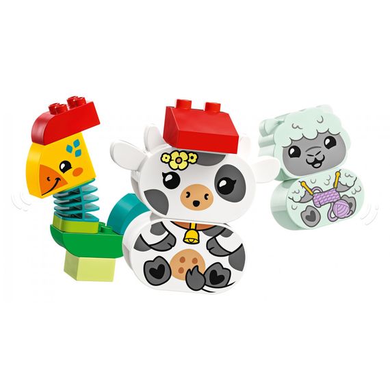 Конструктор LEGO DUPLO My First Потяг тваринок 19 деталей (10412) | Зображення 2