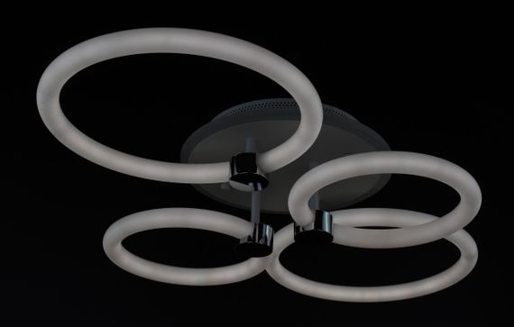 Люстра світлодіодна стельова LED світильник для квартири на стелю лед з пультом 26950 Білий 12х43х65 см. | Зображення 4