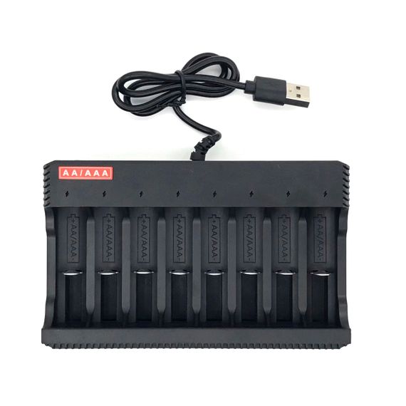 Зарядное устройство MS-ZD8.8 каналов,АА/АА,1.2V/1600mAh,питание от USB