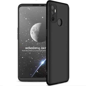 Чохол GKK 360 градусів для Oppo A53 колір Чорний