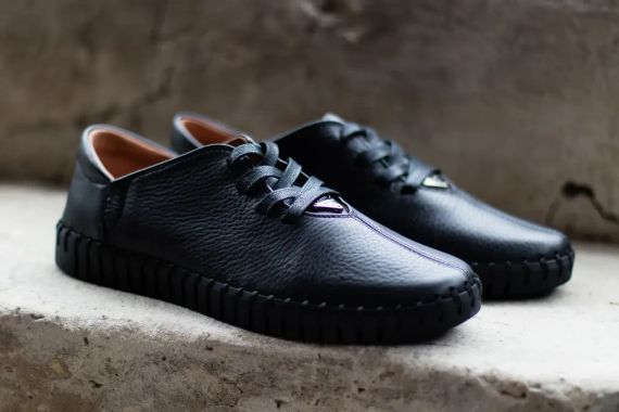 Прошиті чоловічі мокасини 43 розмір | Зображення 1