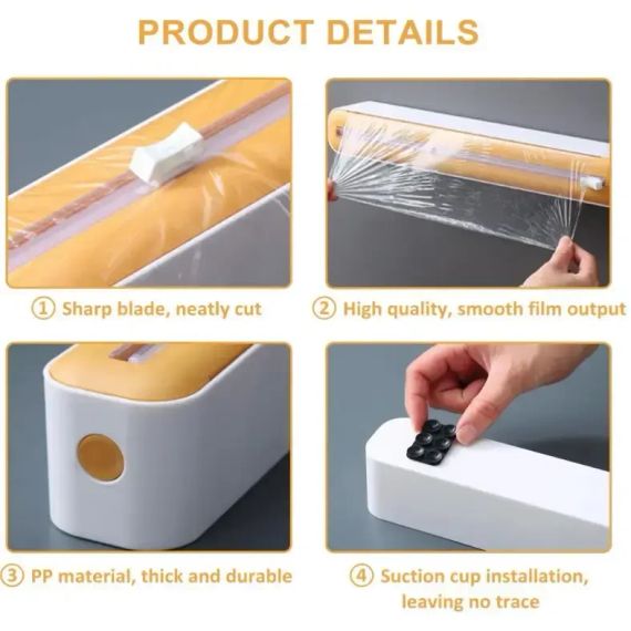 Диспенсер для пищевой пленки, резак для пленки / Электрическая сушилка для эффективной сушки обуви | Зображення 4