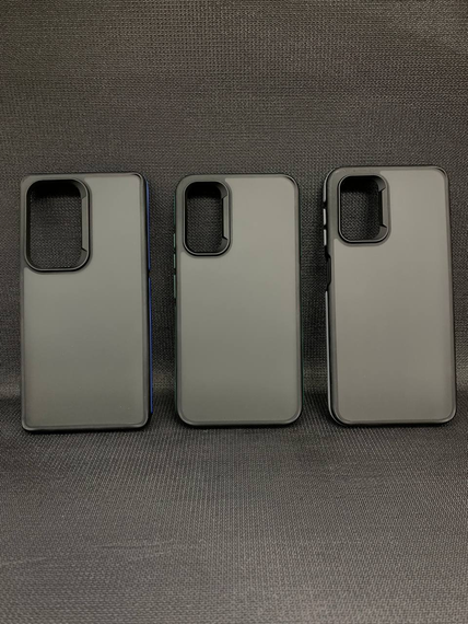 Чехол Iphone 11 матовый полупрозрачный TPU с серой вставкой | Зображення 3