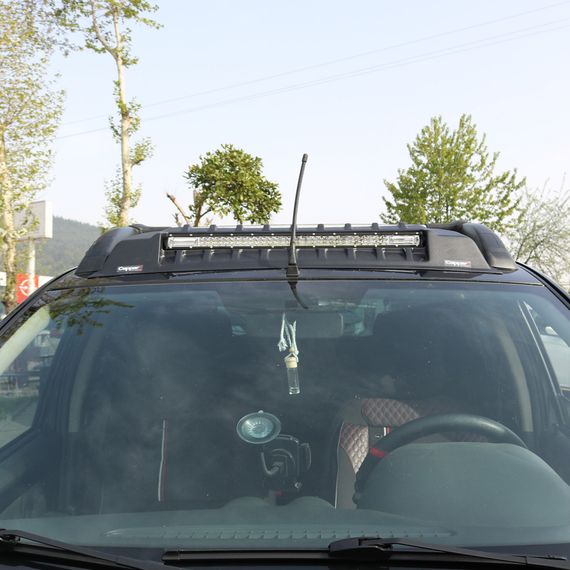Козирок вітрового скла V3 (LED) для Jeep Compass 2006-2016 рр | Зображення 1