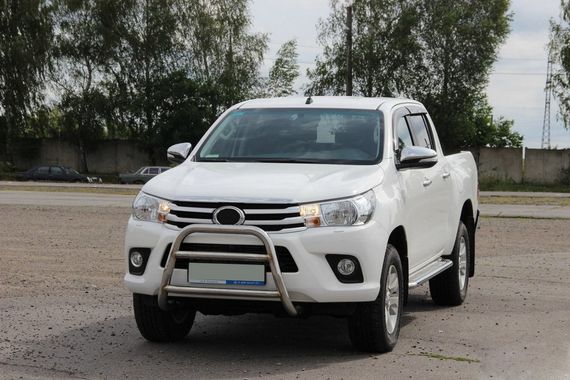 Передній захист WT023 (нерж) для Toyota Hilux 2015-2024 рр | Зображення 2