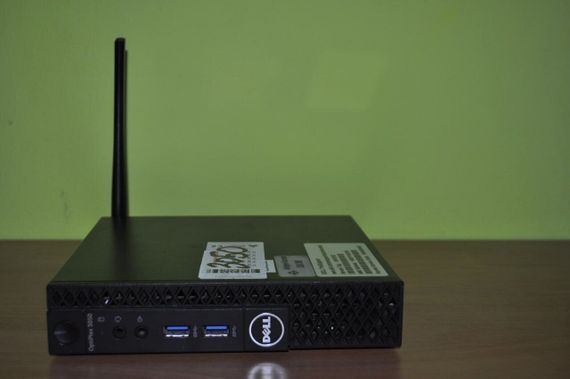 Неттоп Dell OptiPlex 3050 USFF / Intel Core i3-7100T (2 (4) ядра по 3.4 GHz) / 8 GB DDR4 / 500 GB SSD / Intel HD Graphics 630 / Wi-Fi / Блок живлення / Windows 11 Pro б/в + Подарунок Флеш пам'ять USB 32 GB | Зображення 1