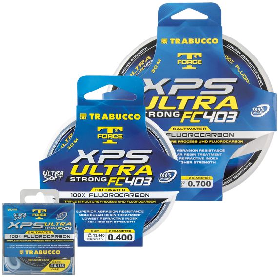 Флюорокарбон Trabucco T-Force XPS Ultra Strong FC 403 Saltwater 50m 0.302mm 8.30kg | Зображення 4