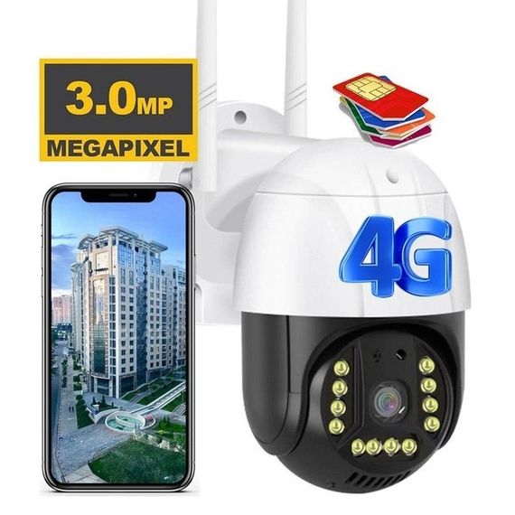 Камера відеоспостереження PTZ P20 4G 3MP з 4G зв'язком, поворотним механізмом, нічним баченням, двостороннім аудіозв'язком, IP66 захистом від XPRO (41813-PTZ P20 4G 3MP_1617) | Зображення 3