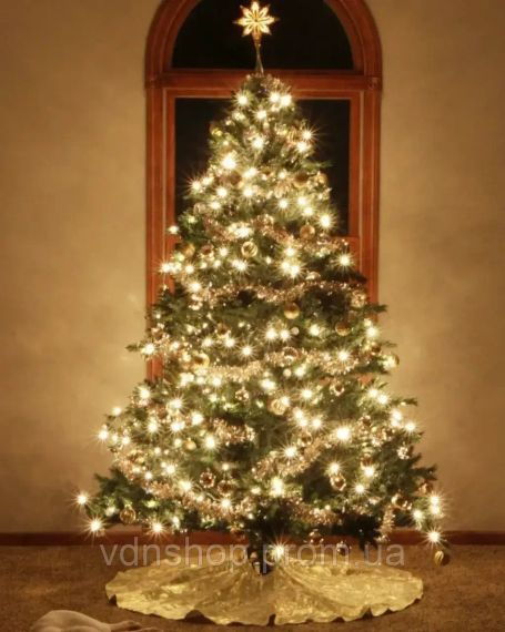 Гірлянда Кінський хвіст 600 LED 20 ниток довжина 3 метри, жовтий | Зображення 5