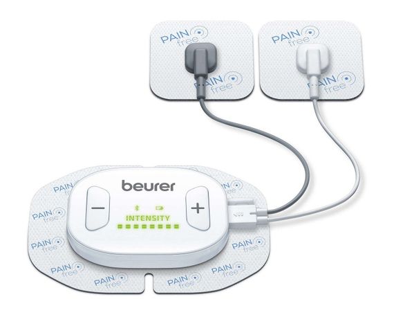 Електростимулятор Beurer  для м'язів, акумулятор, micro-USB, вага - 0.078кг, 19 програм, підкл. до смартфону, білий (EM_70) | Зображення 6