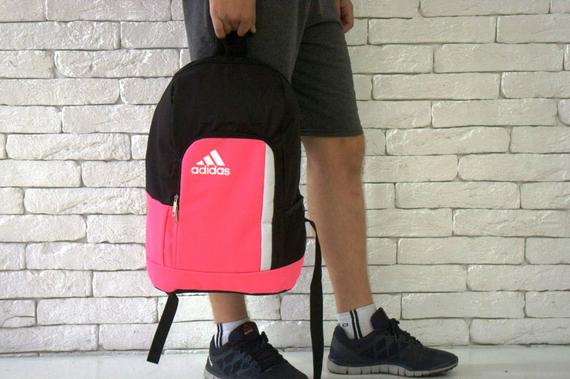 Рюкзак Адідас кишеня рожева