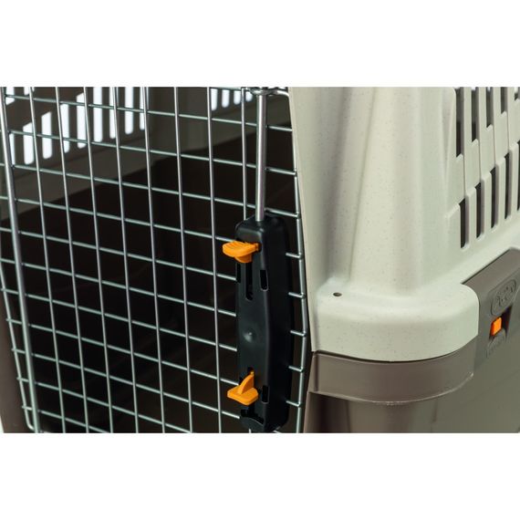 Контейнер-переноска Trixie для собак Skudo 3 вагою до 24 кг коричнева пластик розмір S 40x39x60 см | Зображення 4