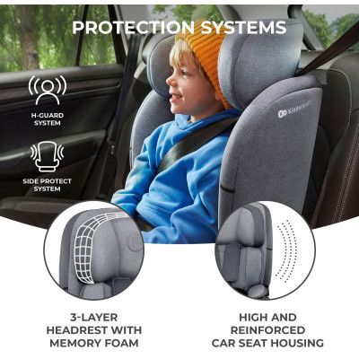 Автокресло Kinderkraft Oneto3 i-Size Cool Grey (KCONE300GRY0000) (5902533922178) | Зображення 2