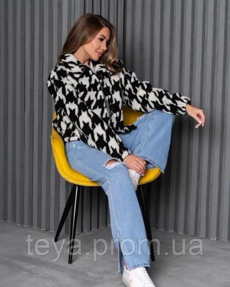 Куртка колір чорний/білий розміри M, S, L, XL FI_008868 | Зображення 1