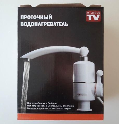 Проточный Водонагреватель кран Мини Бойлер нижнее подключение | Зображення 2