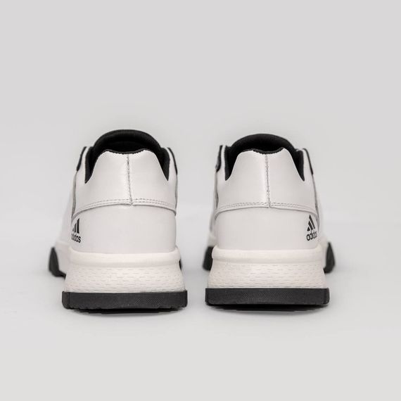шкіряні кросівки Adidas колір білий/ чорний | Зображення 2