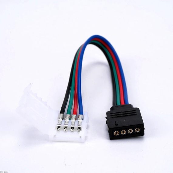 Конектор SV на 4 контакти (4 pin) 10 мм 165мм для RGBW LED стрічки 2 шт (sv2697) | Зображення 1