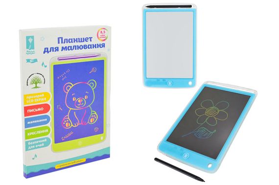 Планшет для малювання LCD PL7062 "Грайся та навчайся" екран 8,5" у коробці р.15x11x23 см