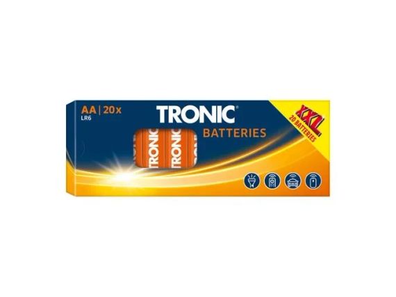 🔋 Батарейки TRONIC Alkaline AA LR6 1,5V - 20 шт