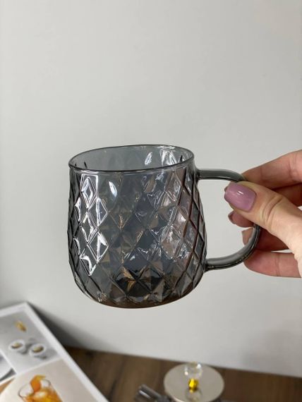 Кружка Olens Серебряный Ромбус 102-1193 350 мл серебристая