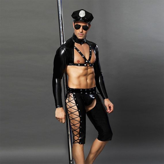 Костюм поліцейського Candy Boy Rico XS/S Sex Aura | Зображення 1